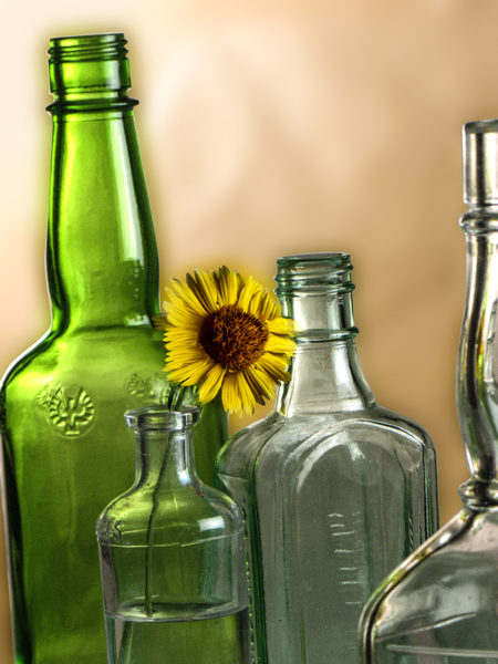 Bottles -Flower